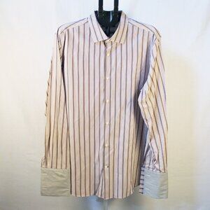 Banana RepublicMen's XL, 17-171/2,100% Cotton, French Cuff (requires cuff links)